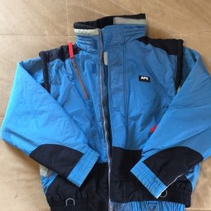 90’s APS Mens Ski Coat and Vest  Sz M